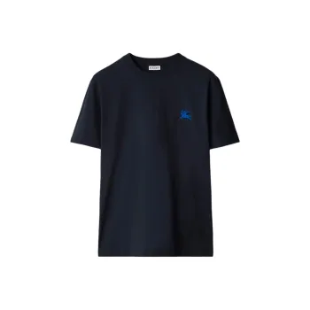 Burberry Logo Embroidered Crewneck T Shirt
