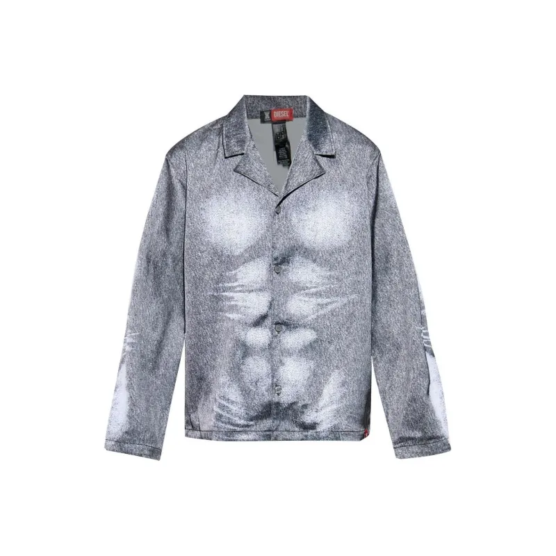 DIESEL X Savage X Fenty Trompe Denim Sleep Shirt-0