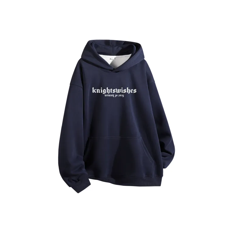 KW Thickened And Fleece Lined Sweatshirt Unisex-8