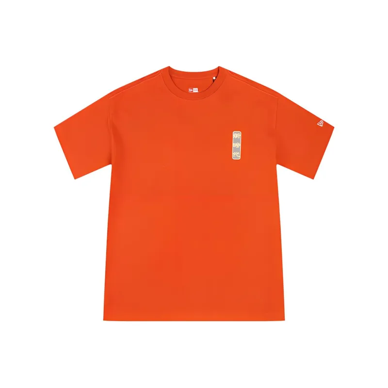 New Era SS22 T Shirt Unisex Orange Red-1