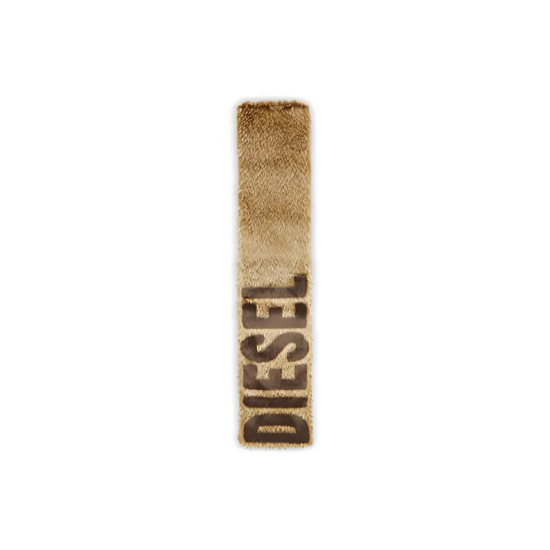 DIESEL S Aber Logo Faux fur Scarf-1