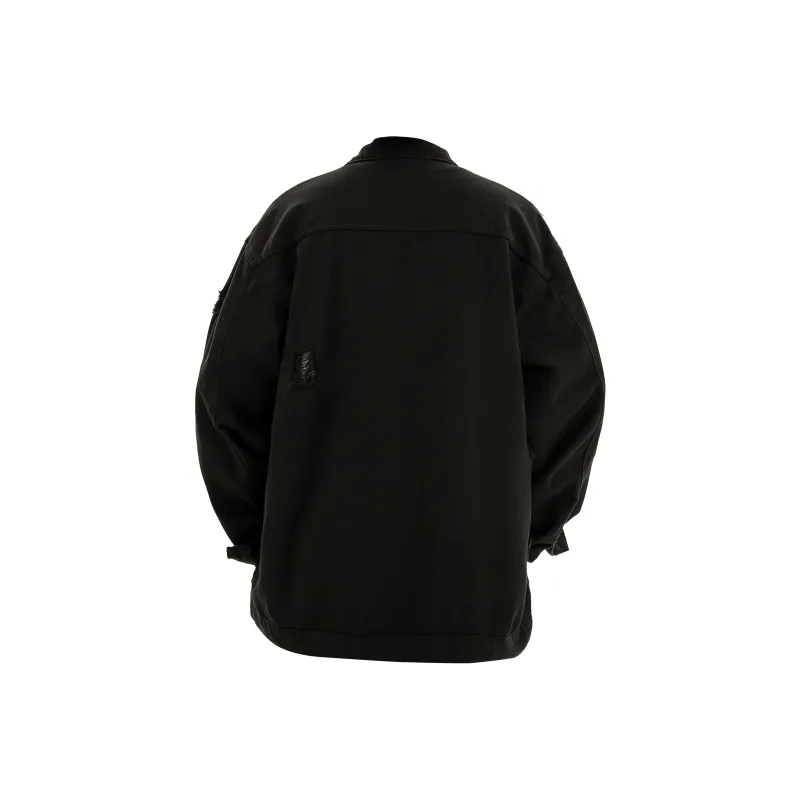 WARNING LIGHT Denim Jacket Unisex-3