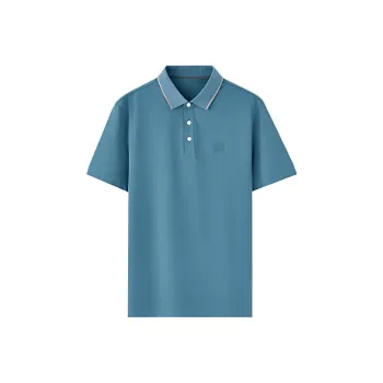 GOLDLION Polo Shirt Men's Lake Green