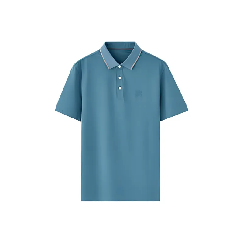 GOLDLION Polo Shirt Men's Lake Green-0