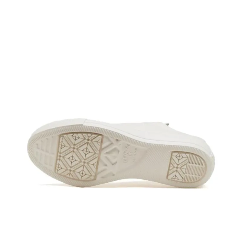 Converse All Star Light Anti Slip Wear Resistant Low Top Skateboard Shoes Women's White-5