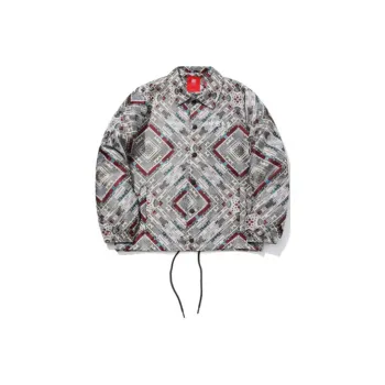 LiNing Jackets Men Yellow Gray All Over Print