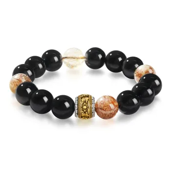 ZSY Obsidian Jade Bracelets Men's