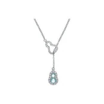 Cuiya Golden Building Ice Type Jadeite Necklaces Women's