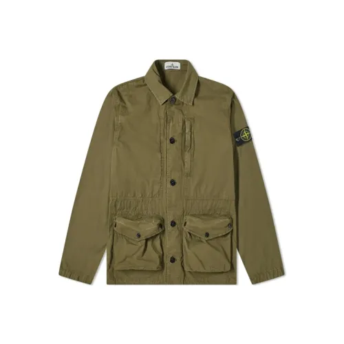 STONE ISLAND SS21 Jackets Coats Men's Olive Green