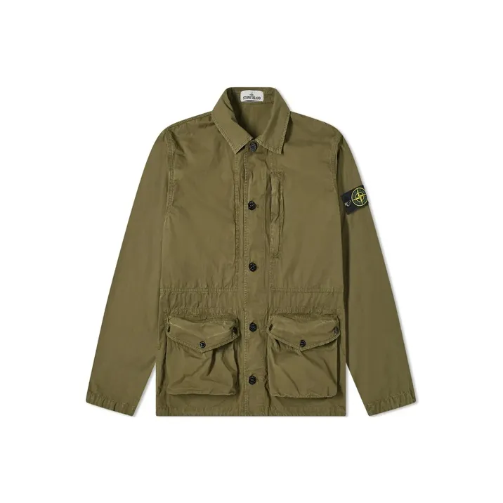 STONE ISLAND SS21 Jackets & Coats Men's Olive Green-0