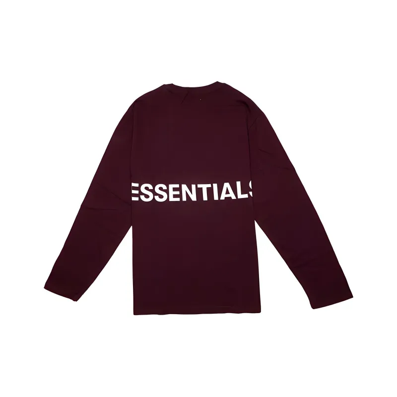 Fear Of God Essentials Boxy Graphic Long Sleeve T Shirt-0