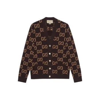 GUCCI GG jacquard Wool Cardigan