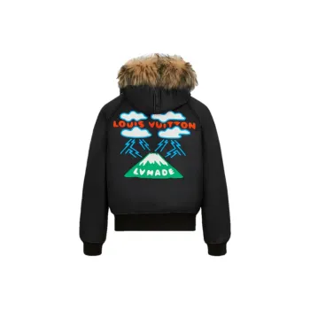 LOUIS VUITTON X Nigo Embroidered Lv Mountain Aviator Blouson