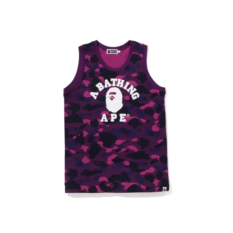 Bape Color Camo College Tank Top-2