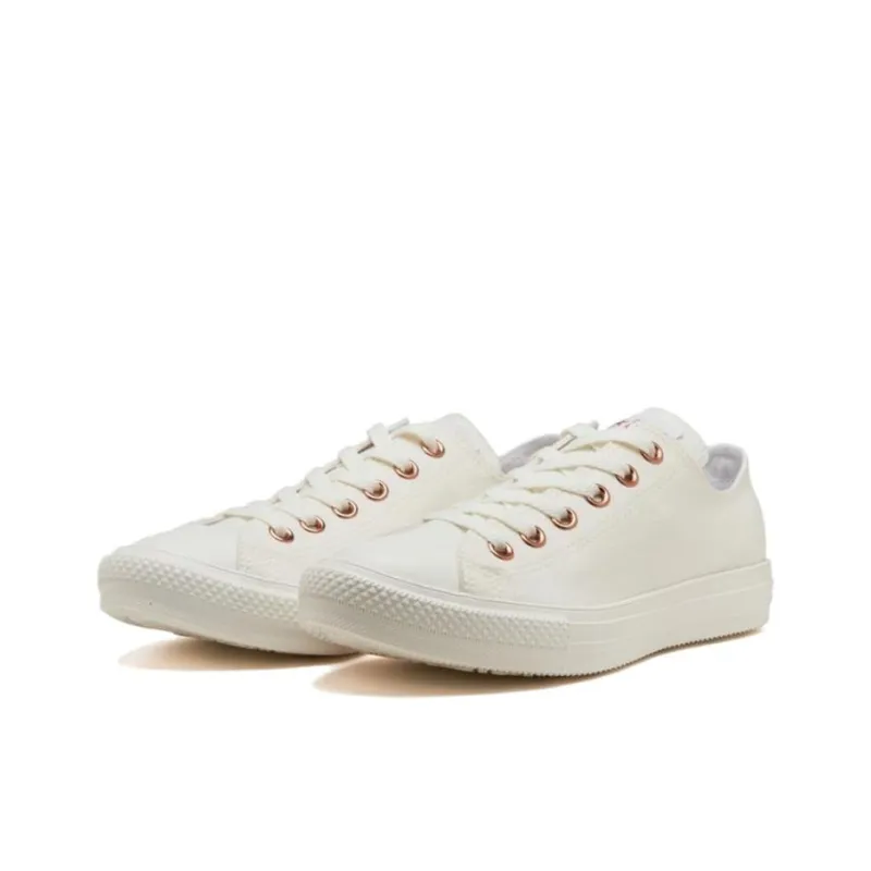 Converse All Star Light Anti Slip Wear Resistant Low Top Skateboard Shoes Women's White-2