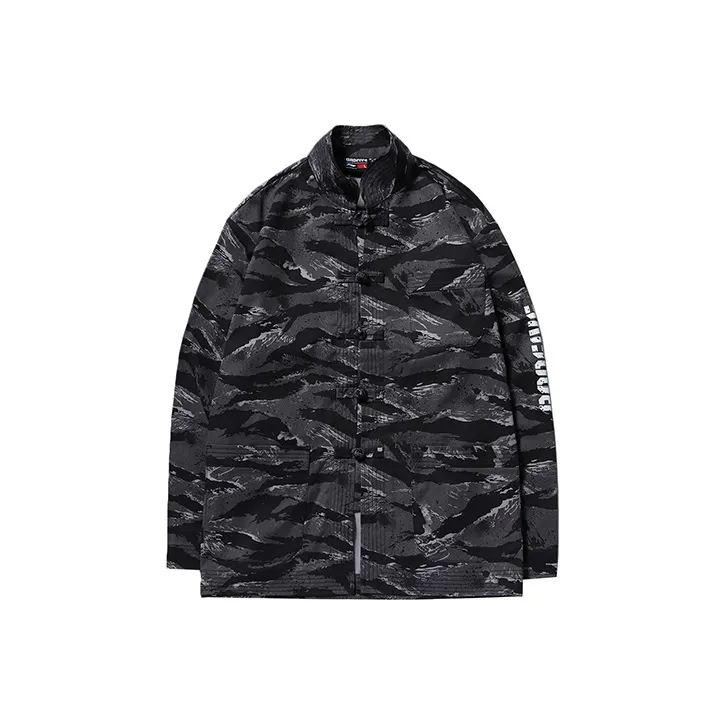 LiNing Jackets Men Standard Black Camouflage-0