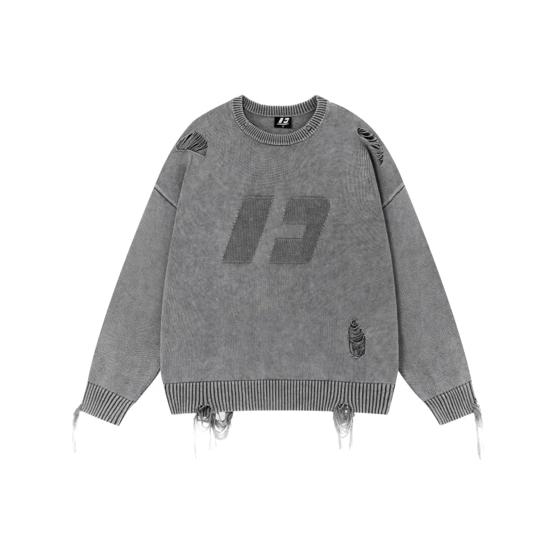 FORNINES Knitted Fabric Sweater Unisex-0