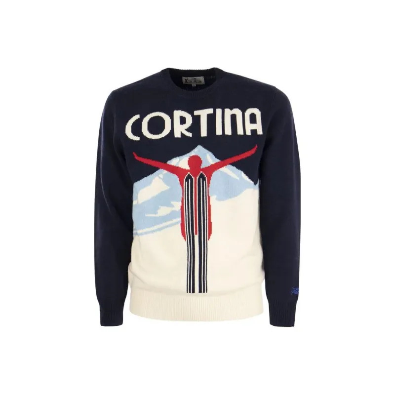 MC2 Saint Barth Knitwear Men Dark Blue-0