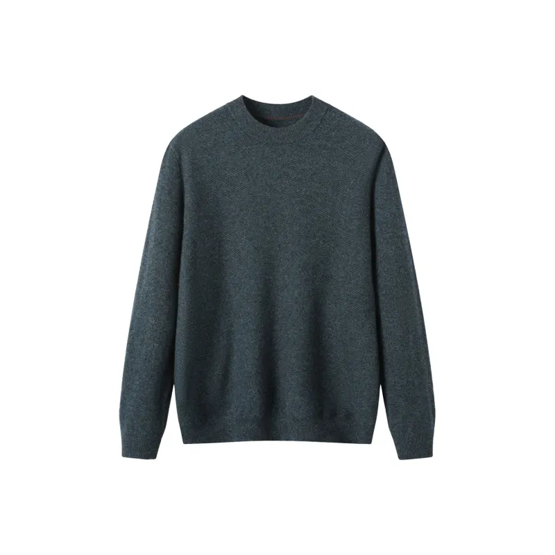 H YXIANG Cashmere Sweater Men's-4