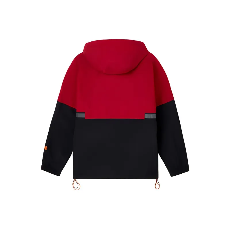 New Balance Jackets Unisex Black Red-1