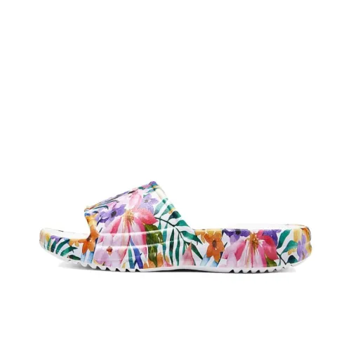 Skechers Foamies Rubber Sole Slide Slippers Women's White Multicolor