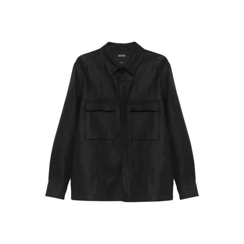 Ermenegildo Zegna Oasi Long Sleeved Shirt Jacket-0