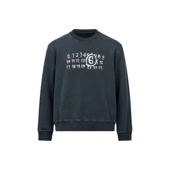 MM6 Maison Margiela Numbers-Printed Crewneck Sweatshirt