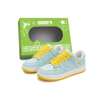 BEIER Low Top Skateboard Shoes Unisex Lunar Yellow