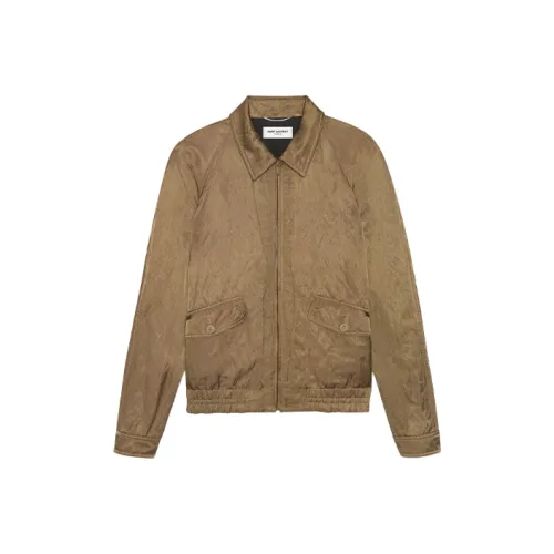 SAINT LAURENT Long sleeve Satin Jacket