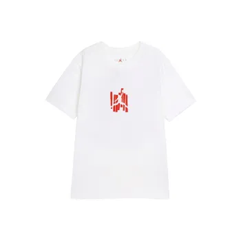 Jordan T Shirt Men's White/Gym Red