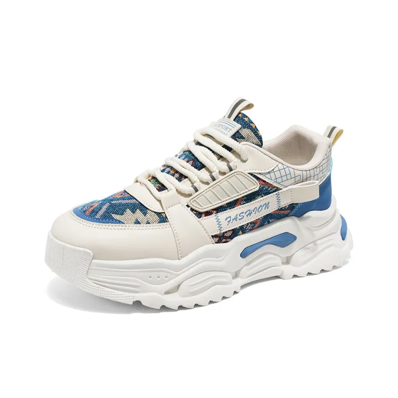 HACKBUTEER Low Top Chunky Sneakers Men's Box Included-2