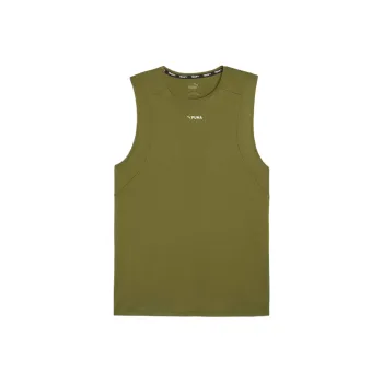 PUMA Tank Tops Men's Olive Green