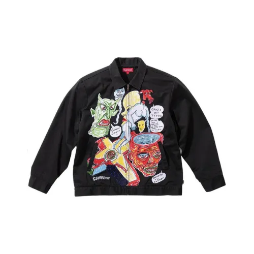 Supreme Daniel Johnston Embroidered Work Jacket