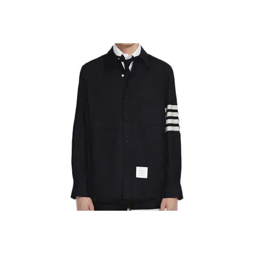 THOM BROWNE 4 Bar Pocket Shirt