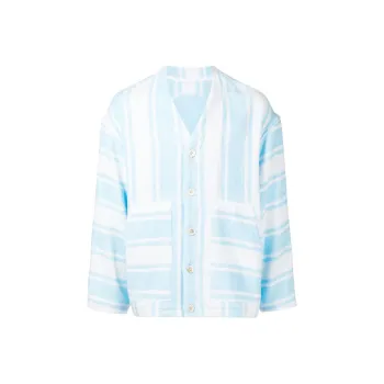 MASTERMIND WORLD Striped Cotton Cardigan