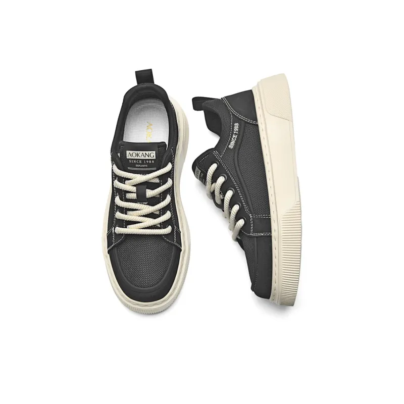 AOKANG Panda Collection Low Top Canvas Shoes Men's Box-6