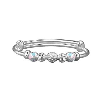 Silver Place 999 Fine Silver Bangles Kids'