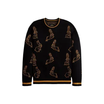 Hollister Knitwear Men Black Print