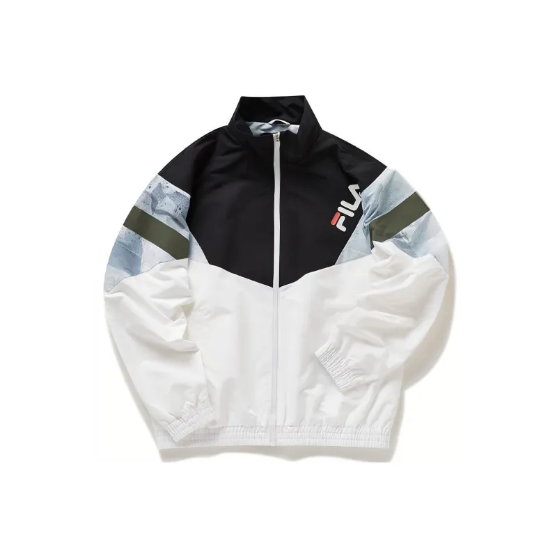 FILA FUSION Jackets Men White Blue Multicolor-0