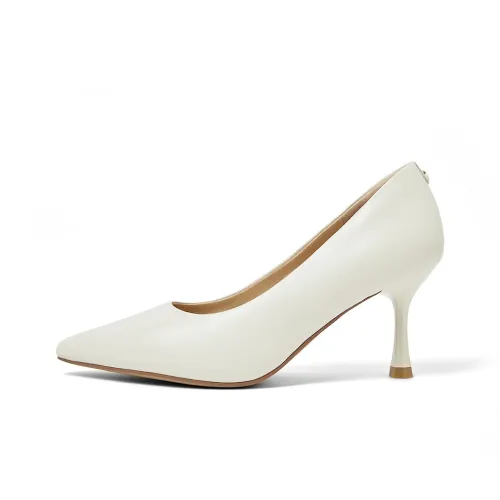 COMELY High Heels Women's Black/White/Apricot