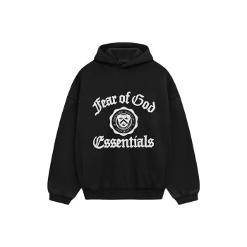 Fear Of God Essentials Heavy Fleece Vintage Shrunken Hoodie