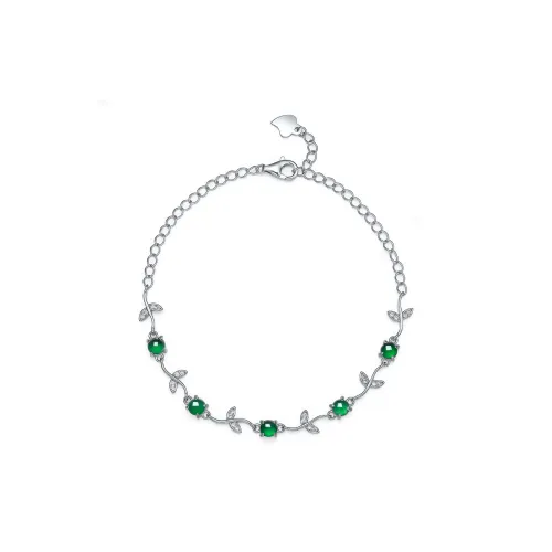 Cuiya Golden Building Ice Type Jadeite Bracelets Women's
