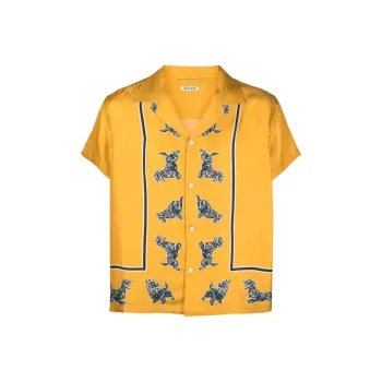 BODE Running Scottie Short Sleeve Shirt