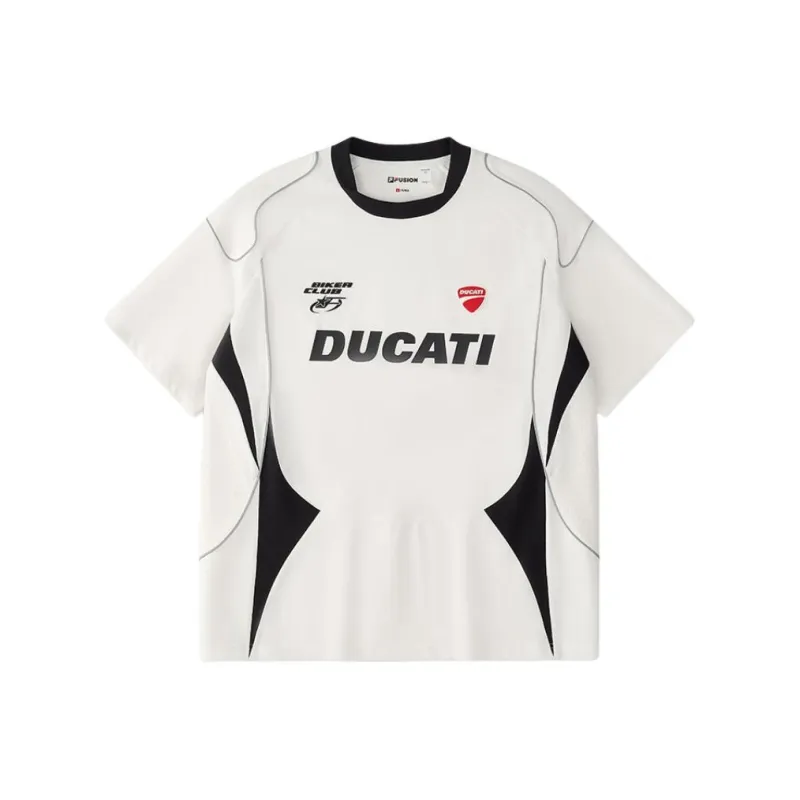 FILA x DUCATI FILA FUSION X T Shirt Men's Cloud White-0