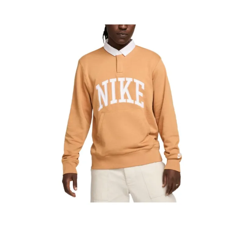 Nike Club Fleece Men's Long-Sleeve Fleece Polo-0