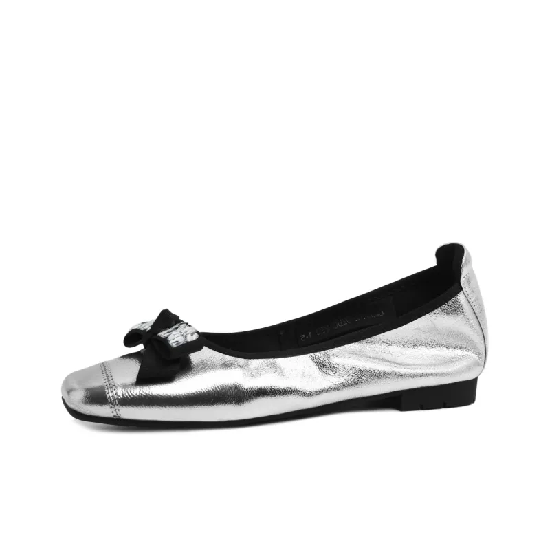 CAMEIDO Casual Single Shoes 1.5cm Women's Silver-2
