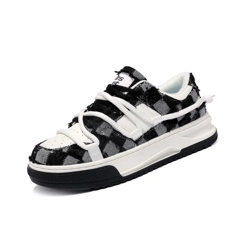 JEANSWEST Creative Workshop Slip Resistant, Abrasion Resistant, Breathable Low Top Skateboard Shoes Unisex-1