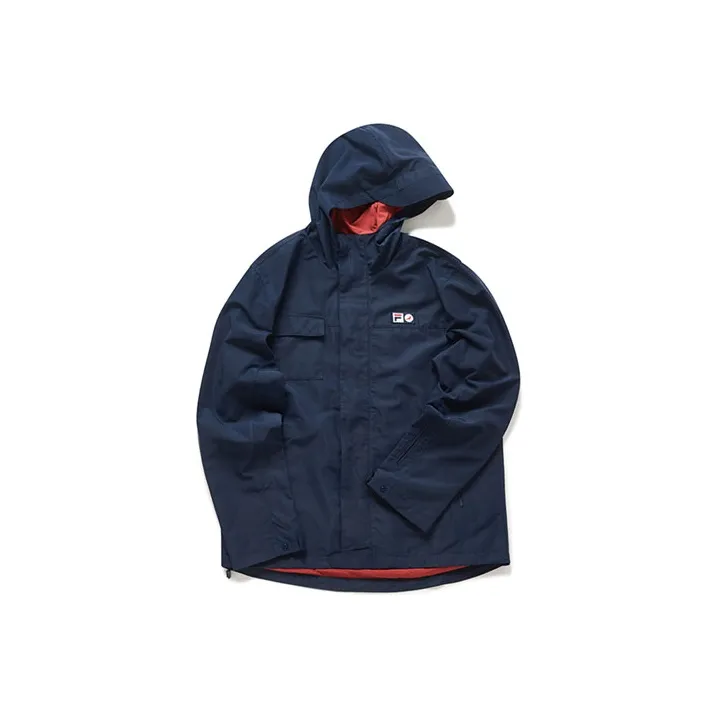 Staple X FILA FUSION Jackets Men Navy Blue-0