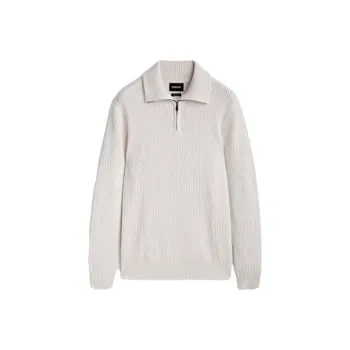 Massimo Dutti Cashmere Sweaters Men Ecru