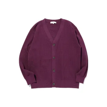 Beams Sweaters Men Purple